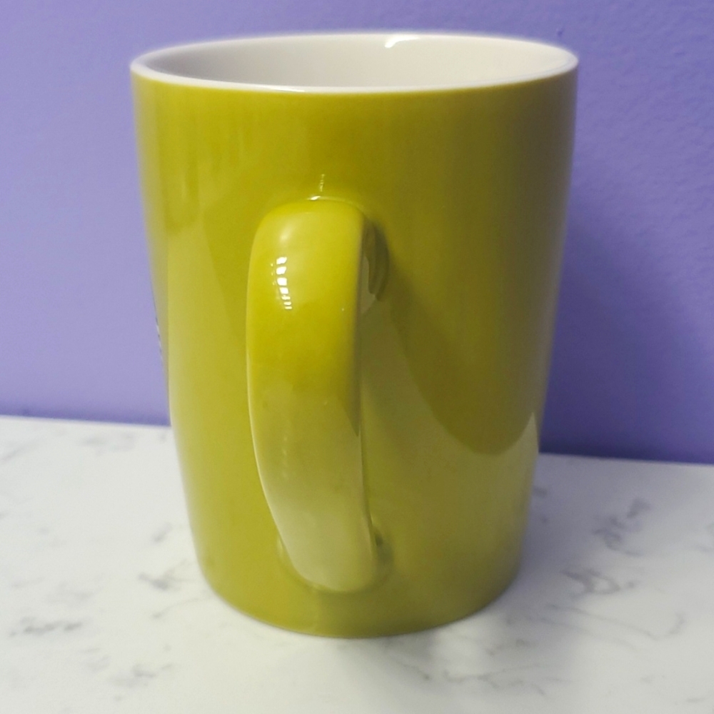 ☕️ Starbucks Olive Green ceramic 2021  Coffee mug 🌟  ☕️  💚 4" height,10 oz - Picture 3 of 6